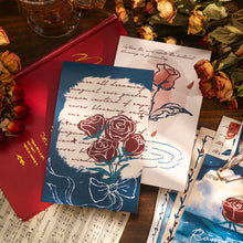 將圖片載入圖庫檢視器 【XS01576】盒裝明信片 玫瑰啟示錄系列 復古手繪卡通玫瑰節日祝福賀卡
