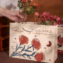將圖片載入圖庫檢視器 【XS00326】禮品袋 玫瑰宇宙系列 ins創意手帳裝飾素材禮物手提袋 8款
